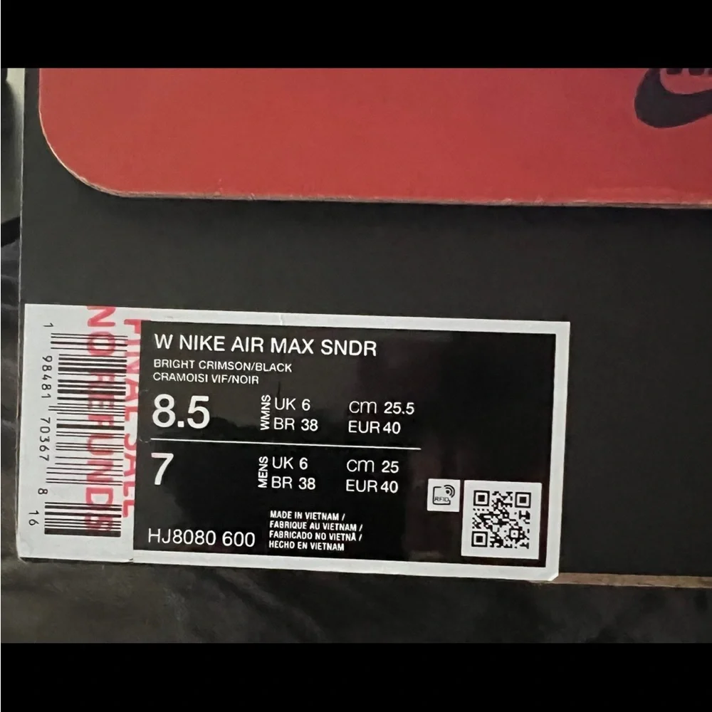 Womens Nike AIR MAX SNDR - Picture 6 of 7